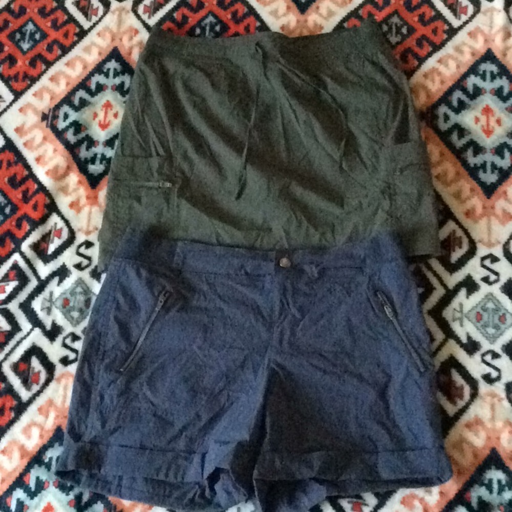 Workout shorts and skort bundle